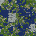 Medium 1500x1500 map. One pixel = four blocks.