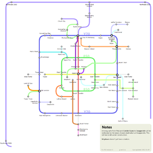 Rail map by Klibbnisse