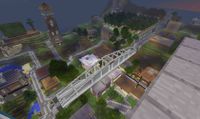 The local bridge to Port 80 from spawn. A daily commute for non-rail users.