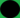 A filled green square with a superimposed filled black circle.